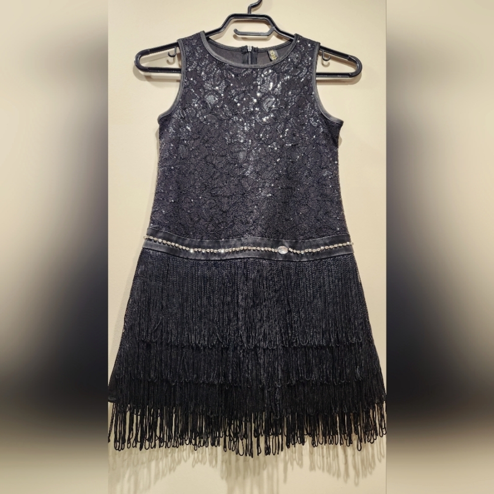 Girls' fringe dress